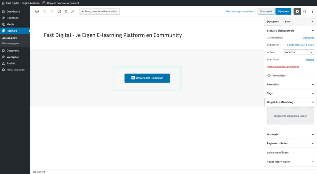 superfijn online academie elementor editor knop.png